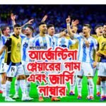 আর্জেন্টিনা প্লেয়ারের নাম